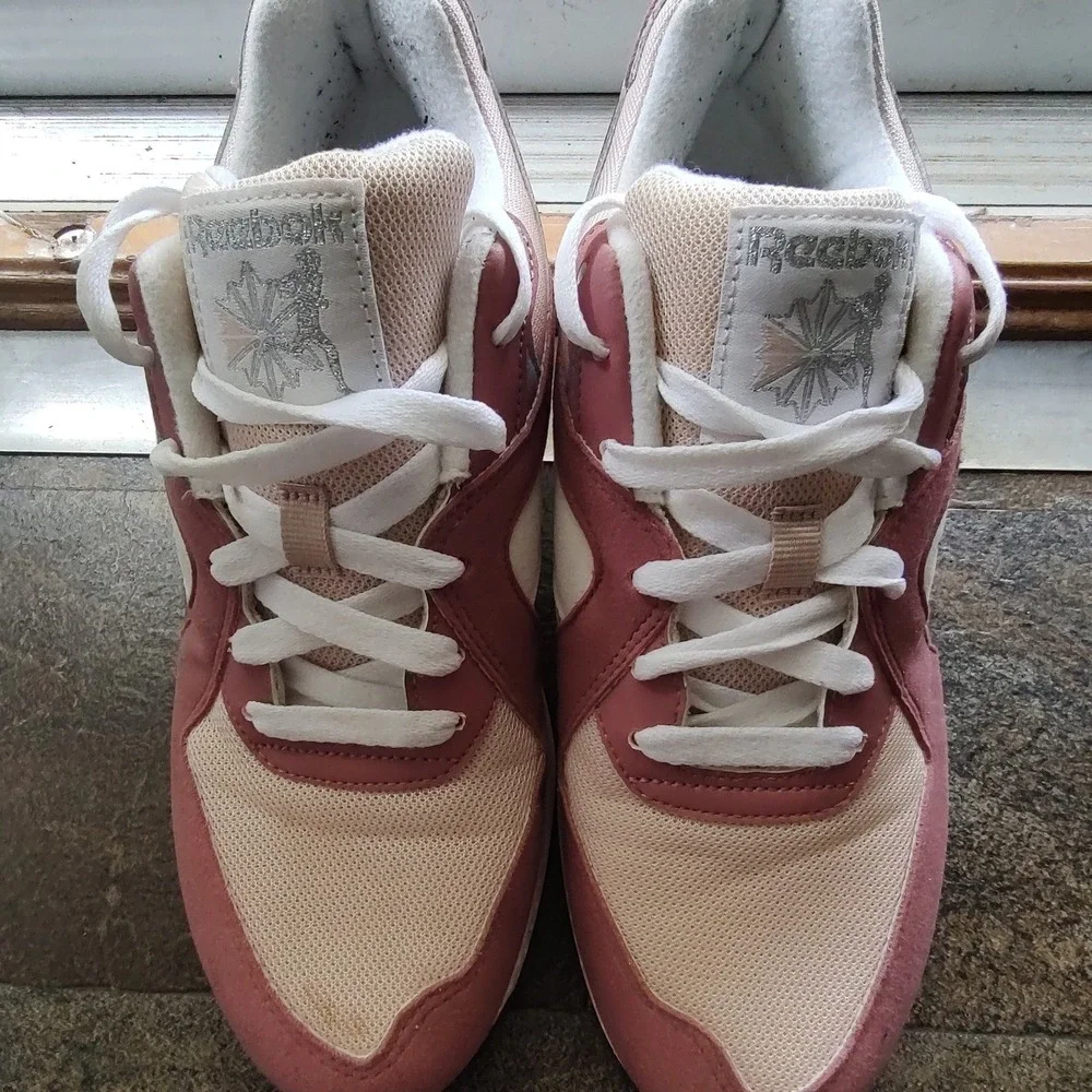 Reebok‎ Royal Bridge 3 Women's Chunky Sneakers Pink Cream DV8338 Lifestyle Shoes